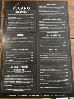   at Vegano in Newcastle Upon Tyne