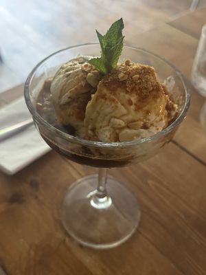 Praline affogato  at Vegano in Newcastle Upon Tyne