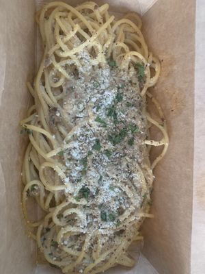 Carbonara  at Vegano in Newcastle Upon Tyne