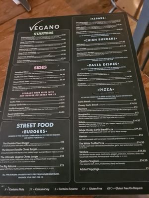  at Vegano in Newcastle Upon Tyne