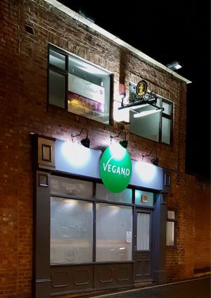 Outside at Vegano in Newcastle Upon Tyne