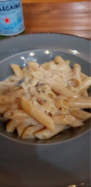 Carbonara at Vegano in Newcastle Upon Tyne