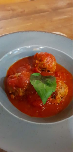 No meat ball  at Vegano in Newcastle Upon Tyne