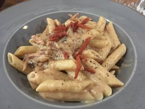 So rich and comforting. I’ll get it again next round. at Vegano in Newcastle Upon Tyne