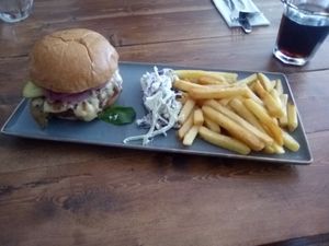 Vegano Cheese Burger. at Vegano in Newcastle Upon Tyne