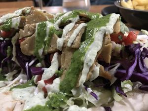 Chikn kebab at Vegano in Newcastle Upon Tyne