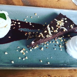 Chocolate torte! at Vegano in Newcastle Upon Tyne