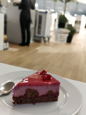 Oodi Library's vegan signature pastry at Fazer Food & Co in Helsinki