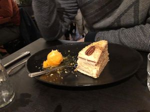 Heerlijk nagerecht. at Focus Foodbar in Tilburg