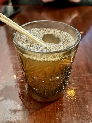 Warm apple cinnamon cocktail  at Focus Foodbar in Tilburg