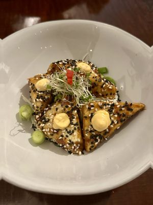 Sticky tofu starter  at Focus Foodbar in Tilburg