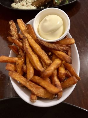 Sweet potato fries at Focus Foodbar in Tilburg