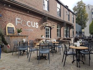large terrace at Focus Foodbar in Tilburg