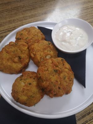 Falafel alioli first menu at Focus Foodbar in Tilburg