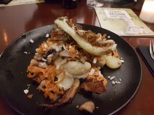 Cauliflower truffle 2.0😋💚 at Focus Foodbar in Tilburg