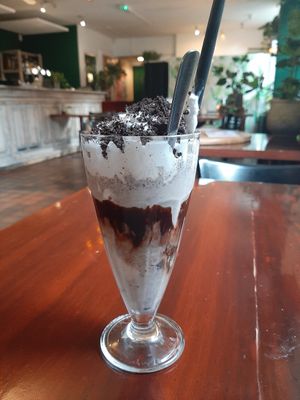 Ridiculously good oreo shake at Focus Foodbar in Tilburg
