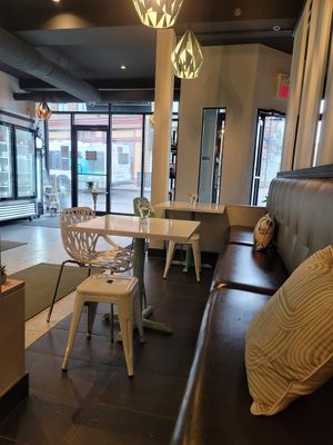 Interior - cafe side at Pastel & Coco in Gatineau