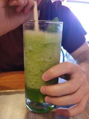green juice at Los 7 Mares in La Guajira