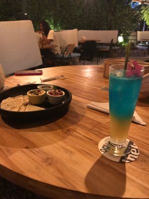 good cocktail at Los 7 Mares in La Guajira