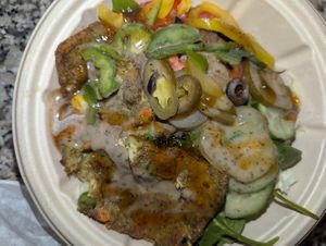 Salad bowl at Subway in Caledonia