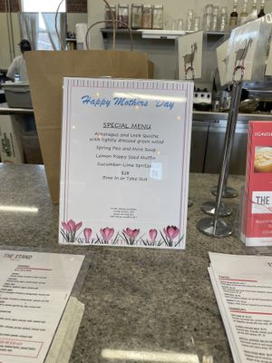 Mother’s Day Specials at The Stand Vegan Cafe in Fairfield