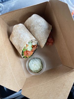 Fresh Veggie Wrap at The Stand Vegan Cafe in Fairfield