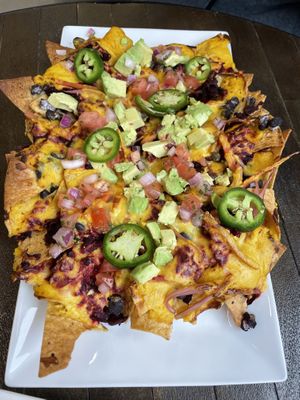 Amazing nachos at The Stand Vegan Cafe in Fairfield