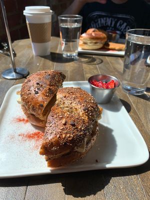 Breakfast sandwich  at The Stand Vegan Cafe in Fairfield