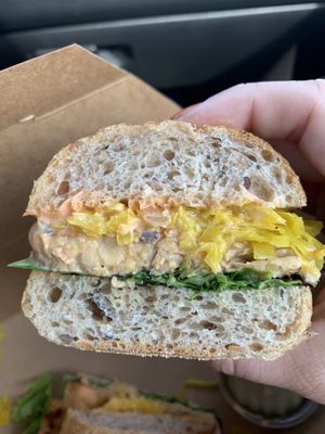 Tempeh Reuben at The Stand Vegan Cafe in Fairfield