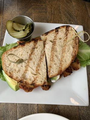 ATA sandwich. Really good! Also very filling! at The Stand Vegan Cafe in Fairfield