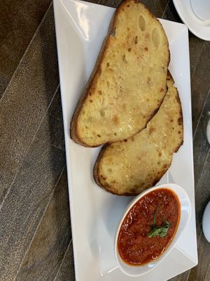 The starter breadsticks. Literally best app. I get every time. I wish serving was bigger. Sauce is literally AMAZING! 10/10  at The Stand Vegan Cafe in Fairfield