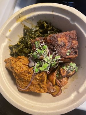 Chicken fried tofu  at The Stand Vegan Cafe in Fairfield