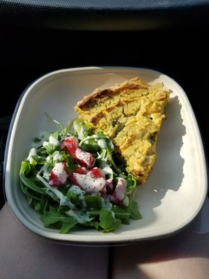 Quiche at The Stand Vegan Cafe in Fairfield