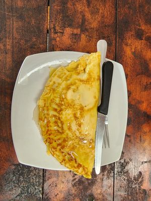 Banana pancake at Mint Kitchen in Koh Tao