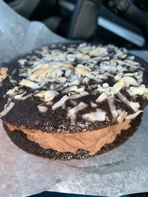 Chocolate coconut shuga pie  at Shuga Pie Shop in Babylon