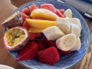 Fruit salad   at Bongs in Koh Rong