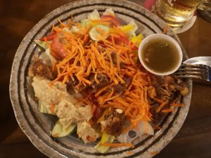 Bean Salad (very delicious) at Bongs in Koh Rong