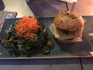 Beyond Meat Burger at T.R.U.D.E. in Hamburg