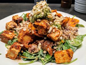 Havana Libre Bowl with Tofu at Bounty Kitchen - Denny Triangle in Seattle