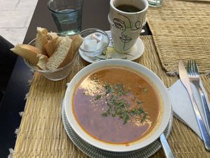 harira soup  at Veggie Pause  in Fes