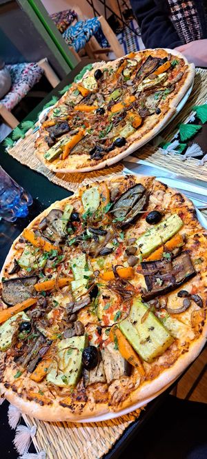 Pizza Del Rey  at Veggie Pause  in Fes