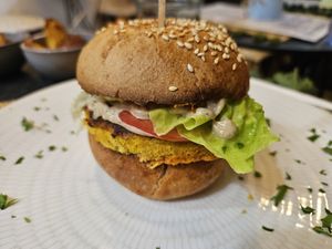 Burger no 2 at Veggie Pause  in Fes