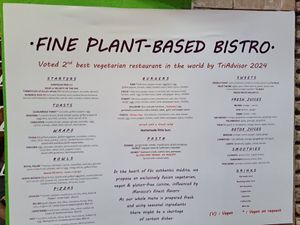 Menu at Veggie Pause  in Fes