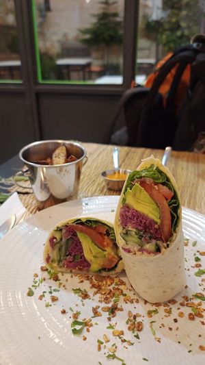 Wrap at Veggie Pause  in Fes