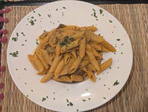 Pepper cream penne at Veggie Pause  in Fes