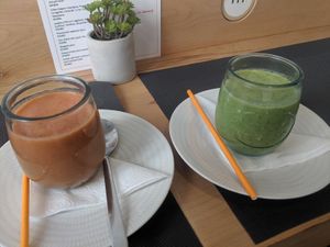 Gazpacho at Veggie Pause  in Fes