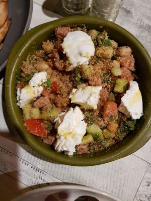 Yalla yalla salad at Veggie Pause  in Fes