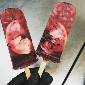 Gorgeous frozen edibles. at Yelo in Geneva