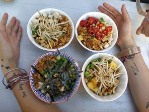 All Vegan Bowls at Mahalo Poke Corner in Mannheim
