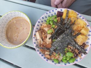 Honolulu Bowl at Mahalo Poke Corner in Mannheim